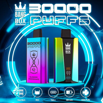 Customized 30k Bang Box 35ml Refilled Eliquid 2% 5% Nicotine Convenient