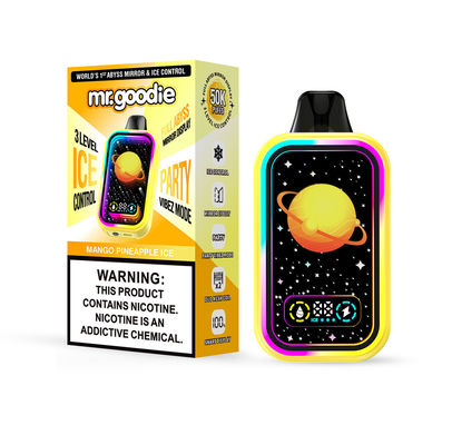50000puffs Mr Goodie Vape Disposable Ecig Pod 50mg Nicotine Salt Dual Mesh Coil