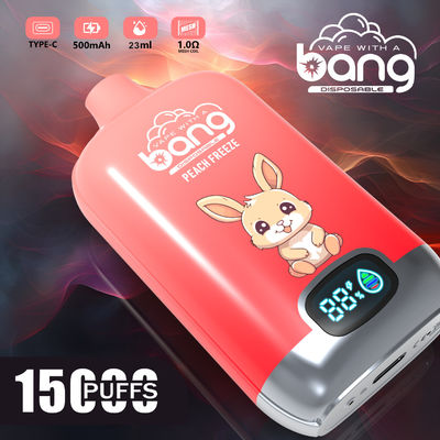 Digital Bang Box Vape 15000 Puffs 15k 23ml Refilled Fruit Flavor Vape Nicotine Salt 5%