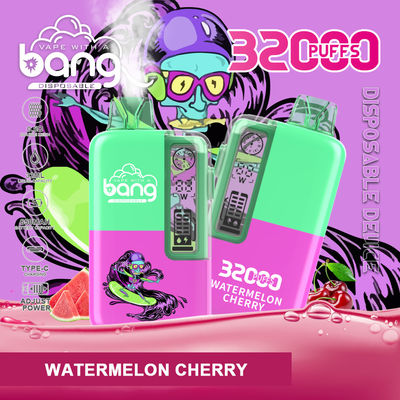 32000 Puffs Disposable Bang Vape Adjustable Power 2% 5% Nicotine Sault