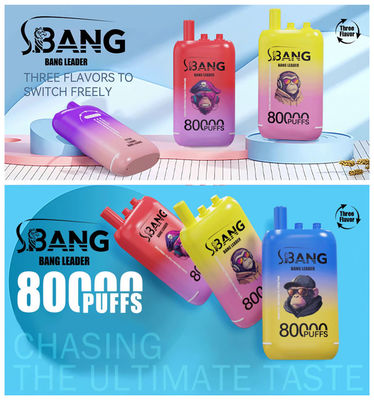 80k Bang Duo Switch Flavors 50ml Refilled Eliquid 5% Nicotine 80000puffs