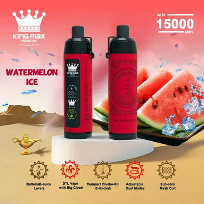 15000 Puffs Breze Stiik Vape Luxury Dual Mode Vape Leather Design BS Kingmax Hookah