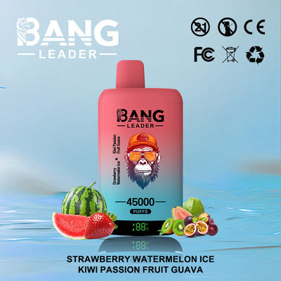45000puffs Bang Leader Vape Dual Mesh Coil Customization Eco Friendly