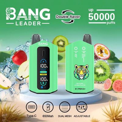 36ml Refilled Eliquid Bang Leader Vape 50k LED Digital Display High Puff Count