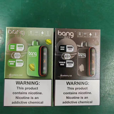 28ml Refilled Bang Box Vape Bang Pulse 18000 Puffs Fruit Flavor Taste Nicotine Design
