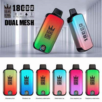 18k 18000 Puffs Bang Box Vape 28ml Refilled Disposable E Cigarettes Nicotine Design