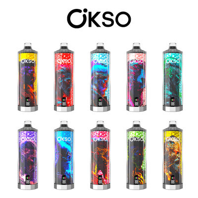 OKSO Shisha Hookah Mega 50000puffs Triple Mesh Coil 40ml Refilled Customized