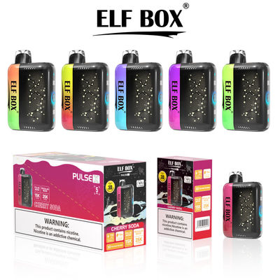 15k ELF Box Shisha Rechargeable Battery 15000puffs ELF Box Pulse X Type C