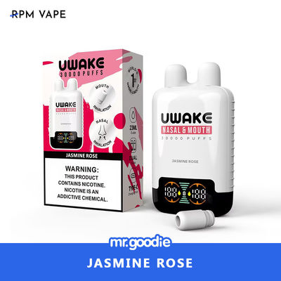 Uwake 30000 Puffs 30k Mr Goodie Bar 20mg Nicotine with LED Digital Display