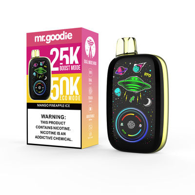Mr Goodie Dual Mode Vape King 50000puffs Disposable Dual Coil 40ml Refilled Eliquid