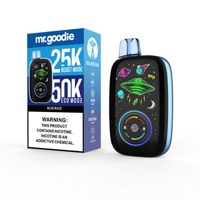 Mr Goodie Dual Mode Vape King 50000puffs Disposable Dual Coil 40ml Refilled Eliquid