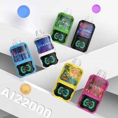 Fruit Taste Elfworld Vape 22000 Puffs 5% Nocitine 20ml Eliquid Dual Mesh Coil Vape