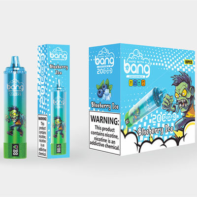 20000puffs Bang Blaze Vape 26ml Refilled Nicotine Design Lightweight And Compact