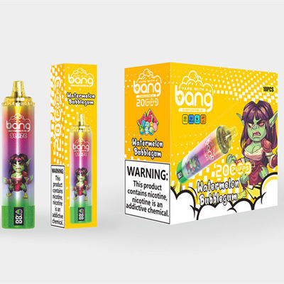 20000puffs Bang Blaze Vape 26ml Refilled Nicotine Design Lightweight And Compact