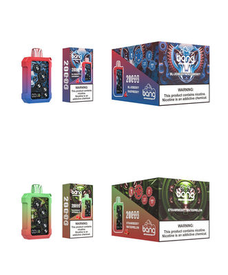 Mesh Coil 25ml 20k Bang Box Pure Fruit Flavors Taste Nicotine Salt 3%