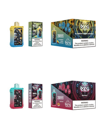 Mesh Coil 25ml 20k Bang Box Pure Fruit Flavors Taste Nicotine Salt 3%