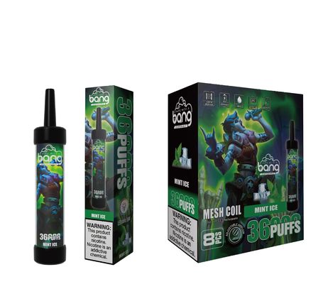 LED Colorful Bang Box Vape Ehookah 3600puffs 36k Disposable E Cigarettes 40ml Eliquid 12 Flavors Taste