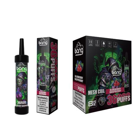 LED Colorful Bang Box Vape Ehookah 3600puffs 36k Disposable E Cigarettes 40ml Eliquid 12 Flavors Taste