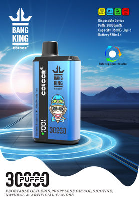 30000 Puffs Bang Box 30k 36ml Eliquid Dual Flavors 5% Strong Nicotine Salt