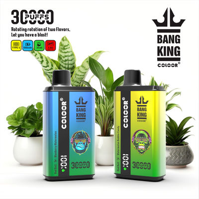 30000 Puffs Bang Box 30k 36ml Eliquid Dual Flavors 5% Strong Nicotine Salt