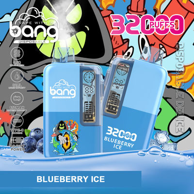 32000 Puffs Disposable Bang Vape Adjustable Power 2% 5% Nicotine Sault