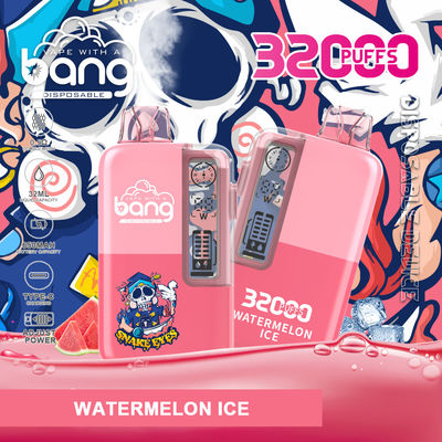 32000 Puffs Disposable Bang Vape Adjustable Power 2% 5% Nicotine Sault