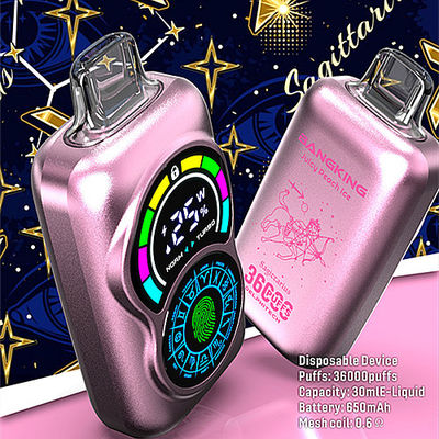 Double Screen Bang Box Vape 36k Dual Coil Pod 36ml Refilled Nicotine Salt
