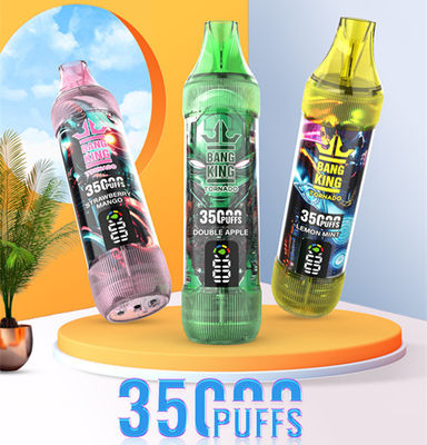 850mah Recharegeable Battery Bang Box Vape Bang King 35000 Puffs Ecigarette Dust Cap Design