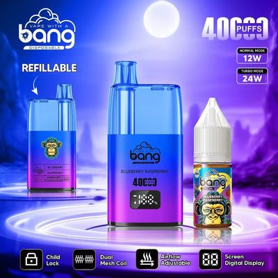 40000 puffs Bang King Tornado 40k Refillable Bang Disposable Vape Pen 650mah Battery