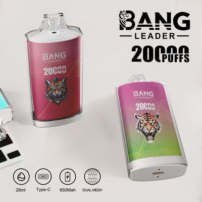 20000 Puffs Bang Box 20k 28ml Refilled Disposable Fruit Flavor Taste
