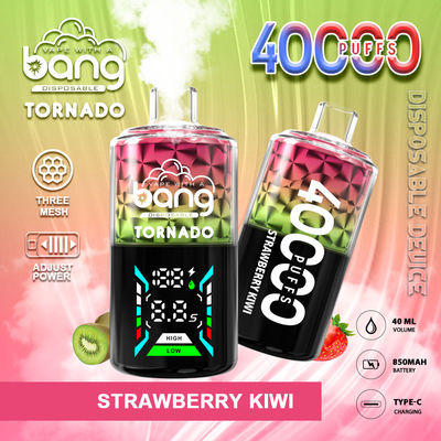 40000 Puffs Bang Disposable Pod Refilled 40ml Eliquid Lightweight Portable