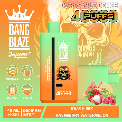 Dual Flavors Switch Bang Box Vape Refilled 40ml Bang Blaze 40000 Eliquid DUO 2 In 1