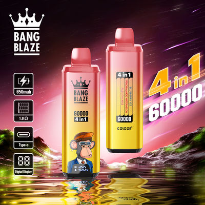 4 In 1 Switch Bang Box Vape Duo Flavors 60ml Eliquid Bang Blaze 60k
