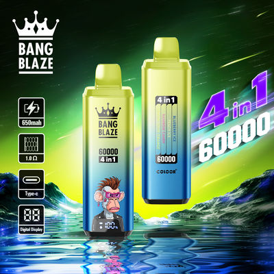 4 In 1 Switch Bang Box Vape Duo Flavors 60ml Eliquid Bang Blaze 60k